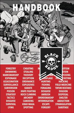 Black Badge issue 5-C David Lapham Cover
