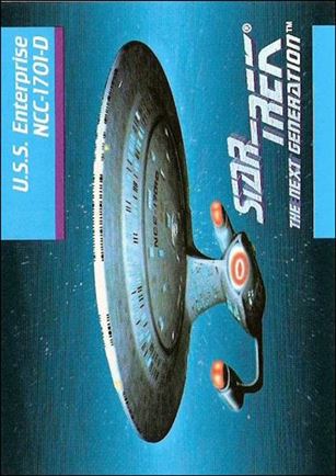 Star Trek: The Next Generation - Inaugural Edition (Base Set) card 43 U.S.S. Enterprise NCC-1701-D