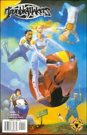 Troublemakers issue 1-B Vince Evans Cover
