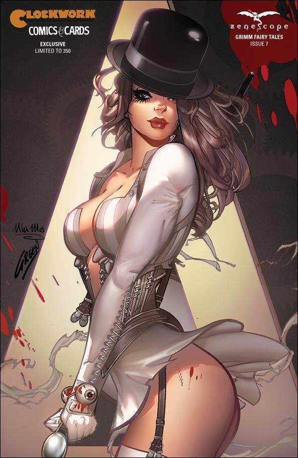 Grimm Fairy Tales (2016) issue 7-K Paul Green Clockwork Comics & Cards Cover 1/350