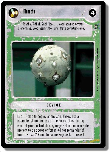 Star Wars: A New Hope Limited (Base Set) card 109 Remote