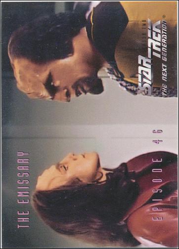 Star Trek: The Next Generation - The Episode Collection Season Two (Base Set) card 194 The Emissary, Episode 46B