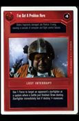 Star Wars: Premiere Unlimited (Base Set) card 83 I've Got A Problem Here