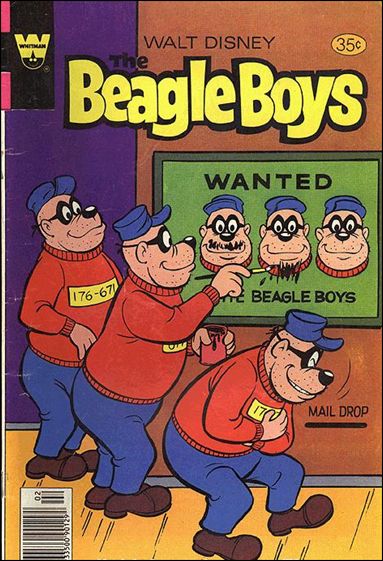 Walt Disney the Beagle Boys issue 47-B Whitman Cover