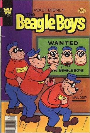 Walt Disney the Beagle Boys issue 47-B Whitman Cover