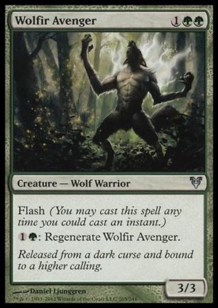 Magic the Gathering: Avacyn Restored (Base Set) card 205 Wolfir Avenger