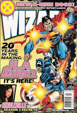 Wizard: The Comics Magazine issue 144-B George Perez Superman & Captain America Cover