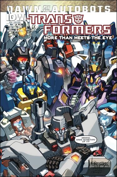 Transformers: More Than Meets the Eye (2012) issue 28-B Alex Milne Subscription Cover