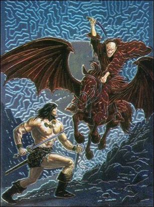 Conan III (Base Set) card 34 Savage Sword #206