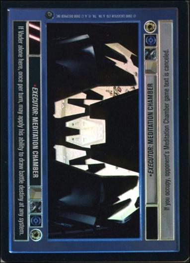 Star Wars: Reflections II: Expanding the Galaxy (Base Set) card 56 Executor: Meditation Chamber