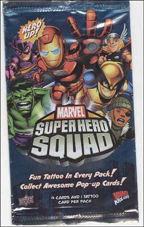 Marvel Super Hero Squad card 2 Blue Sealed Pack