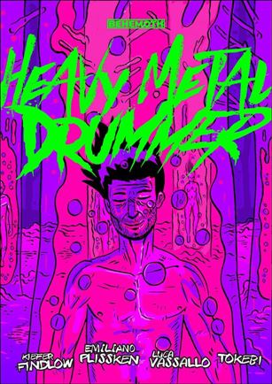 Heavy Metal Drummer issue 6-B Green Logo Cover