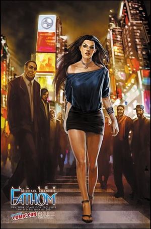 Michael Turner's Fathom (2013) issue 3-D Siya Oum New York Comic Con Cover 1/200