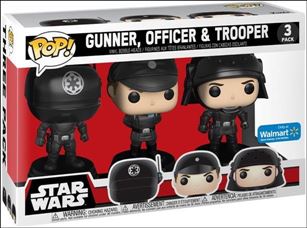POP! Star Wars Multi-Packs figure nn12 Gunner, Officer & Trooper 3 Pack Walmart
