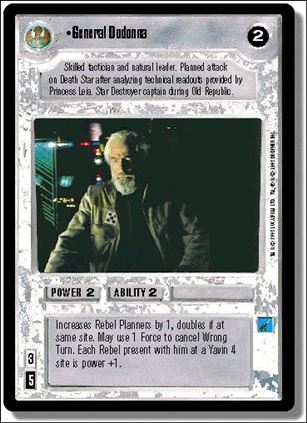 Star Wars: Premiere Limited (Base Set) card 184 General Dodonna