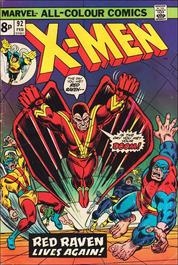 X-Men (1963) issue 92-B UK Price Cover