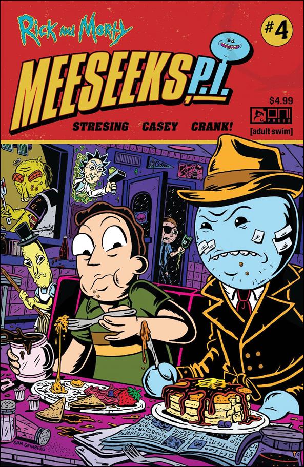 Rick And Morty: Meeseeks, P.I. issue 4-B Sam Grinberg Cover