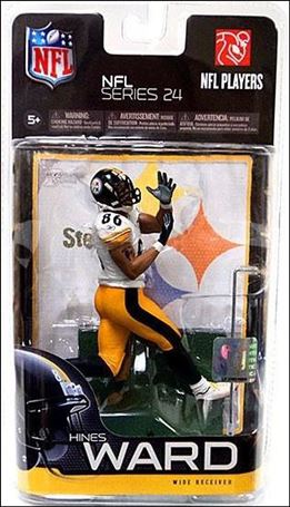 NFL (Series 24) figure 5-B Hines Ward (Steelers) (White Jersey)