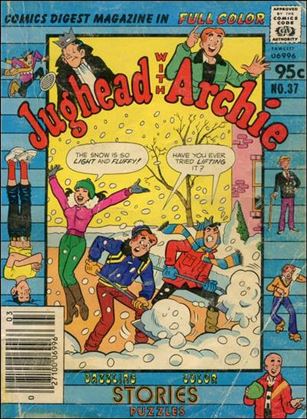 Jughead with Archie Digest Magazine issue 37-B Canadian Price Cover