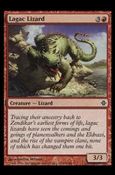 Magic the Gathering: Rise of the Eldrazi (Base Set) card 154 Lagac Lizard