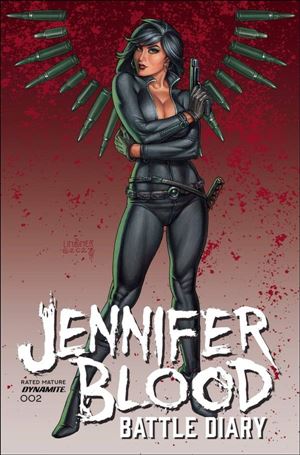 Jennifer Blood: Battle Diary issue 2 Joseph Michael Linsner Cover
