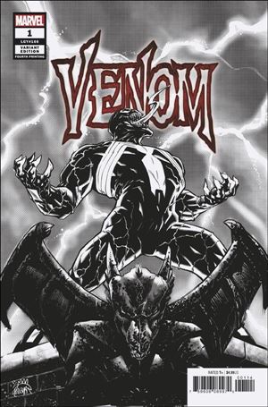 Venom (2018) issue 1-P Ryan Stegman Black and White Cover (4th Printing)