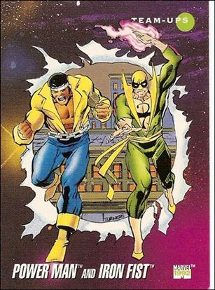 Marvel Universe: Series 3 (Base Set) card 96 Power Man and Iron Fist