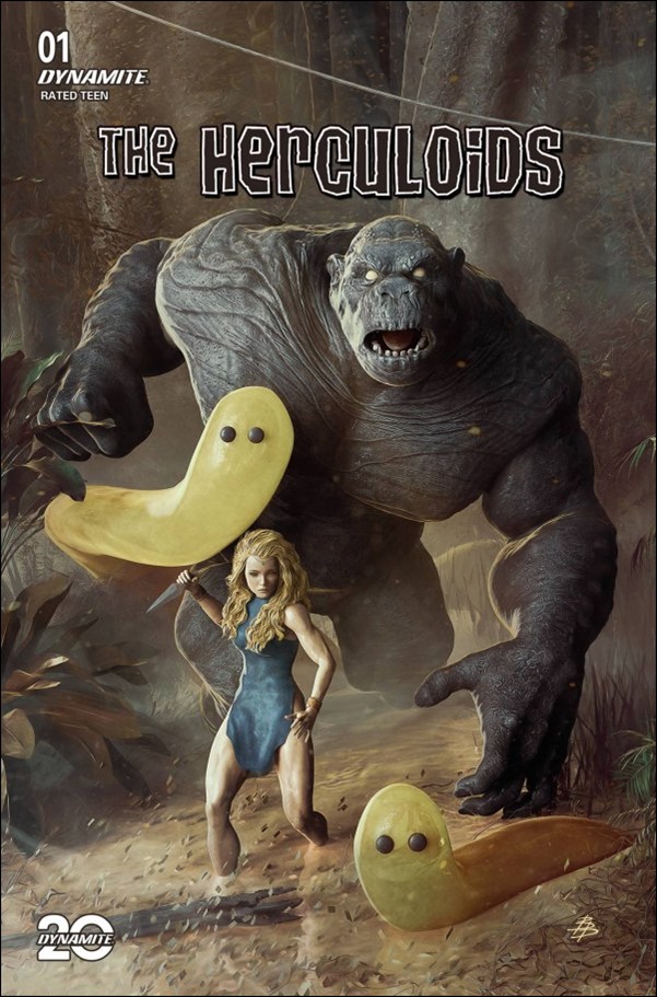 Herculoids (2025) issue 1-N Björn Barends Foil 1:10 Cardstock Cover