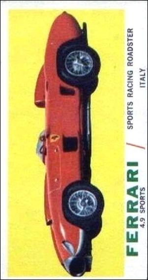 Sports Cars (1961) (Base Set) card 50 Ferrari 4.9 Sports