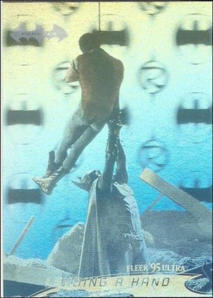 Batman Forever Fleer Ultra (Hologram Subset) card 30 Lending a Hand