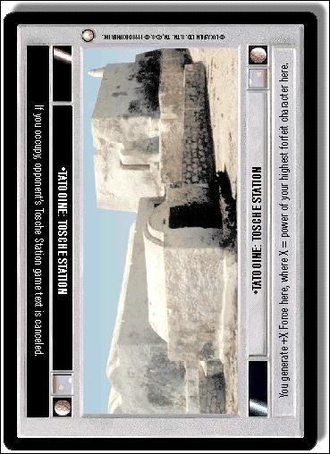 Star Wars: Special Edition Limited (Base Set) card 290 Tatooine: Tosche Station