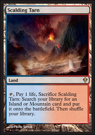Magic The Gathering: Zendikar (Base Set) card 223 Scalding Tarn
