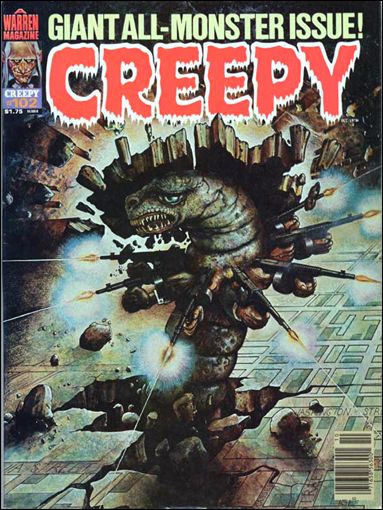 Creepy issue 102 Patrick Woodroffe cover