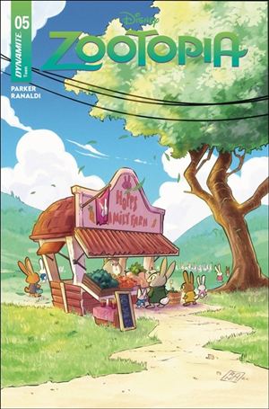 Zootopia (2025) issue 5-B Alessandro Ranaldi Cover