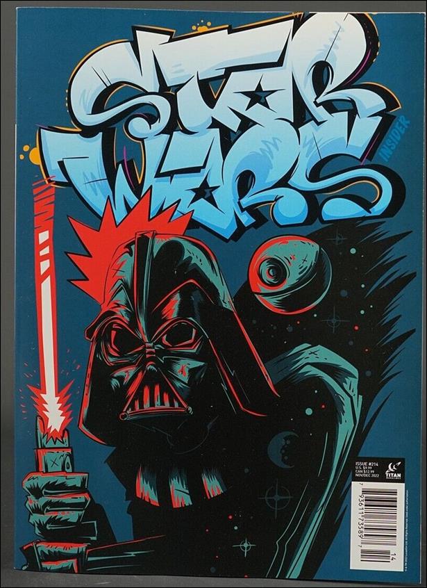 Star Wars Insider issue 214-H Darth Vader Grafitti FOC Cover