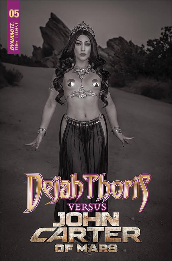 Dejah Thoris Versus John Carter issue 5-K 1:20 Black & White Cosplay Photo Cover