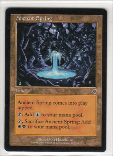 Magic the Gathering: Invasion (Base Set) card 319 Ancient Spring