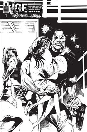 ICE: Critical Mass issue 1-C Jason Pearson 1:20 Black & White Cover