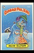 Garbage Pail Kids: Series 04 (Base Set) card 158a Meltin' Elton