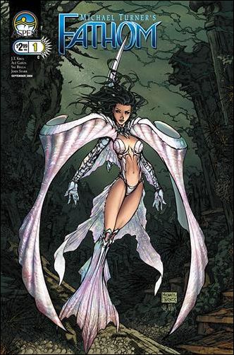Michael Turner's Fathom (2008) issue 1-C Michael Turner Cover