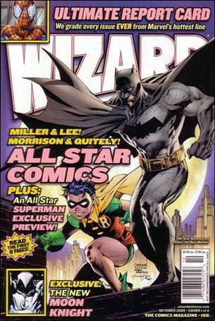 Wizard: The Comics Magazine issue 168 Jim Lee All-Star Batman & Robin Cover