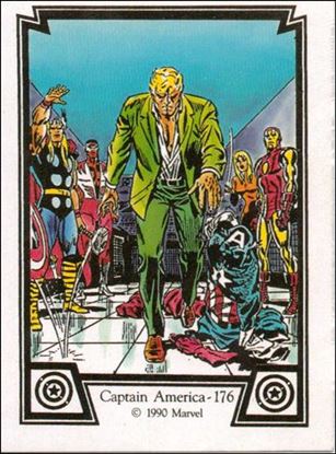 Captain America (Base Set) card 19 Captain America 176