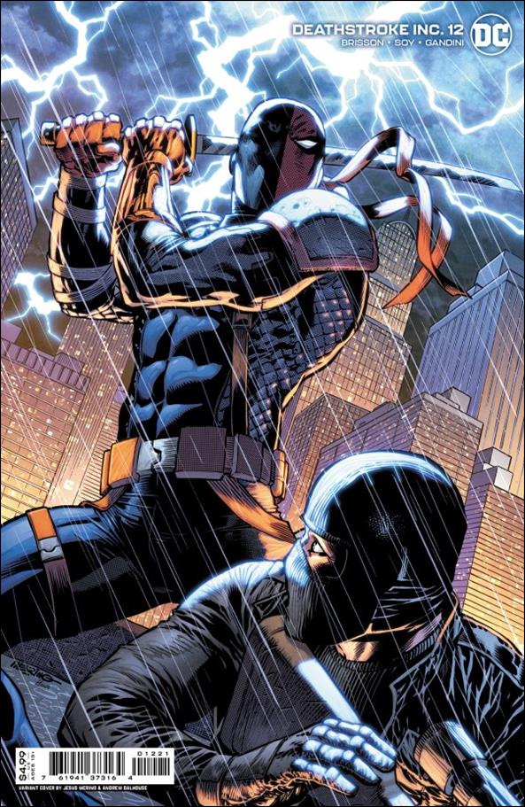 Deathstroke Inc. issue 12-B Jesús Merino Cardstock Cover