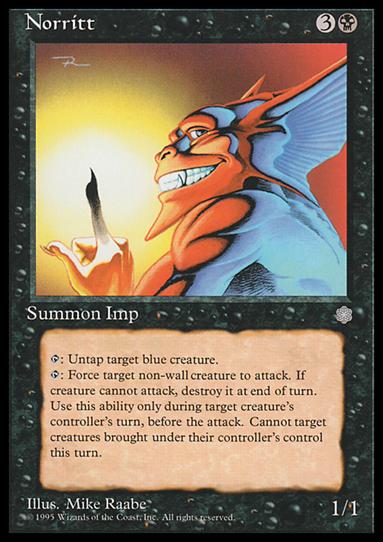 Magic the Gathering: Ice Age (Base Set) card 155 Norritt