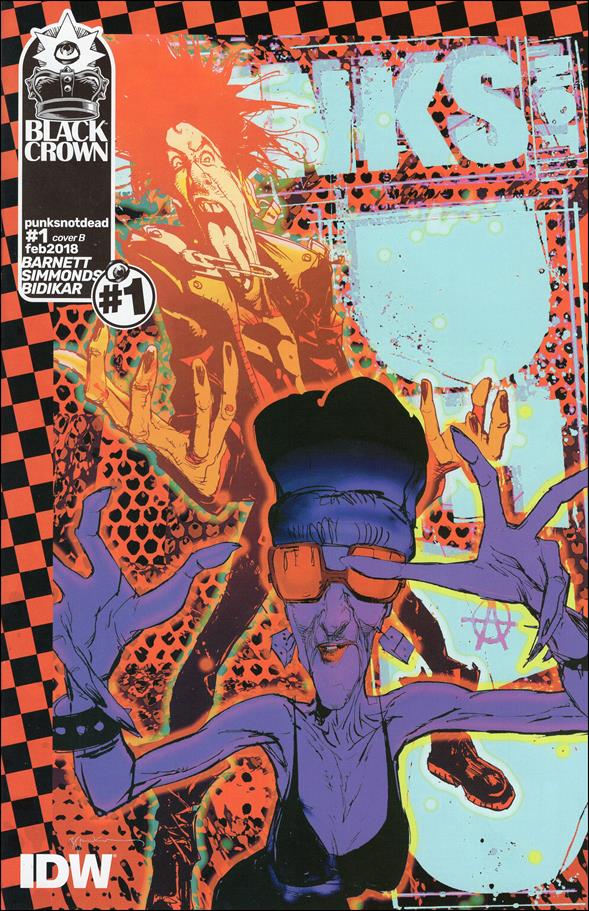 Punks Not Dead issue 1-B Bill Sienkiewicz Cover