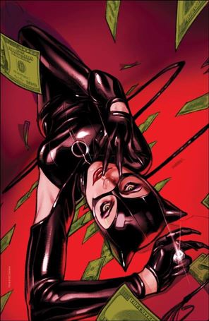 Catwoman (2018) issue 54-E Joshua Sway Swaby 1:50 Foil Cardstock Cover