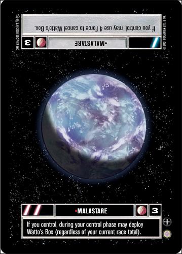 Star Wars: Coruscant Limited (Base Set) card 80 Malastare