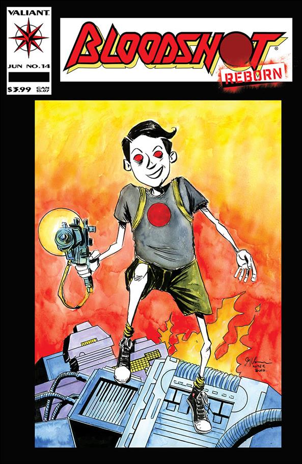 Bloodshot Reborn issue 14-I Jeff Lemire 1:120 Linewide Cover 1/700