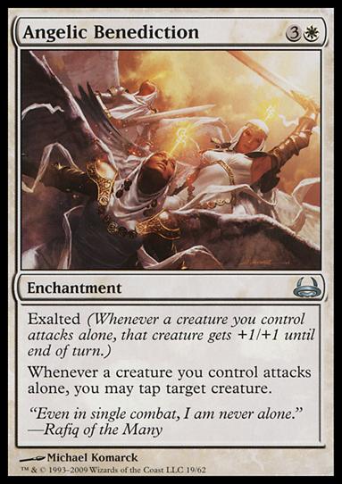 Magic the Gathering: Duel Decks: Divine vs. Demonic (Base Set) card 19 Angelic Benediction
