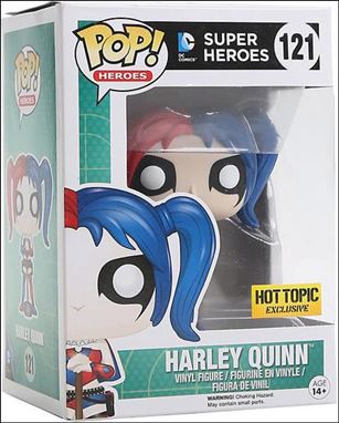 POP! Heroes figure 121 Harley Quinn Hot Topic Exclusive